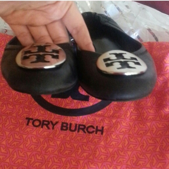 Tory Burch Reva Flats black leather - Picture 4 of 4